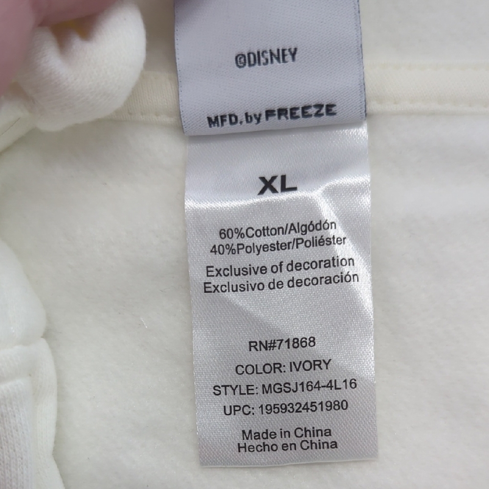 Disney's The Nightmare Before Christmas Cream Sweatshirt - Picture 3 of 7